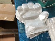 Één Keer Beschikbaar Plastic Handschoenen/de Handschoenen Vlot In reliëf gemaakt Type van de Polytheenhand