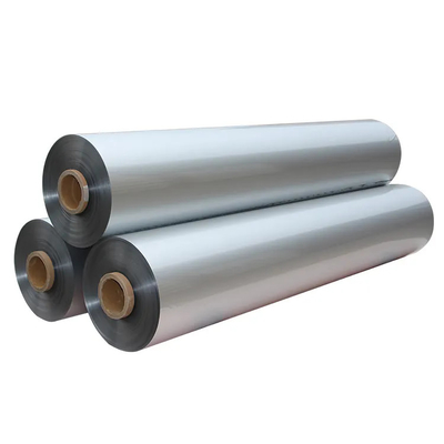 12u gecoate witte polyethyleen PE gemetalliseerde PET film voedsel zachte Petg film zilver kristal spiegel pet film