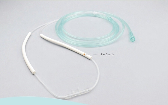 PVC medische zuurstoftherapie met verstelbare neusclip met/zonder latex