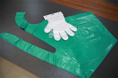 Vlakke Pak Beschikbare Plastic Handschoenen voor de Verwerking van het Keukenvoedsel/Medisch Gebruik