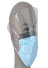 Antimist 3 Masker van het Vouw het Beschikbare Gezicht met Transparant Plastic Vizier Vloeibaar Afweermiddel