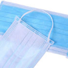 Blauw Beschikbaar Gezichtsmasker/3 beoefent de niet Geweven Aangepaste Kleur van het Gezichtsmasker
