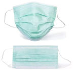 Hoog filtrationDisposable Gezichtsmasker, 3 Masker van het Vouw het Beschikbare Groene Pp Gezicht