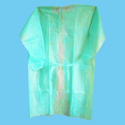 Niet Geweven Beschikbare Isolatietoga 120x140cm met Elastisch Manchet