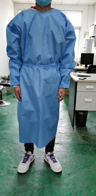 Xs-XXXL Steriele Versterkte Chirurgische Toga 35-45g SMMS SMS