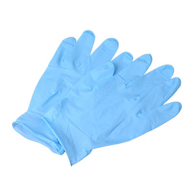 Van het het Nitrilonderzoek van Latex niet Beschikbare Handschoenen Blauwe van het de Handschoenpoeder Vrije Medisch