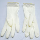 De witte Beschikbare Handschoenen van het Latexexamen poederen Vrij voor Medisch Vlot Gebruik