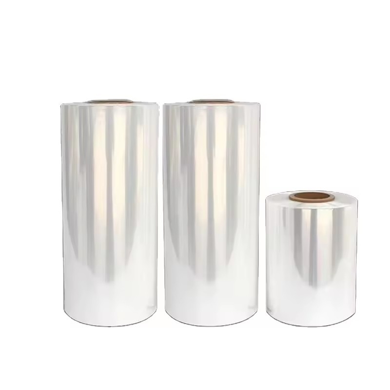 Op maat gedrukte PVC-polyolefin Pof PET PE-warmteverminderende films Verminderende filmrol voor flessen