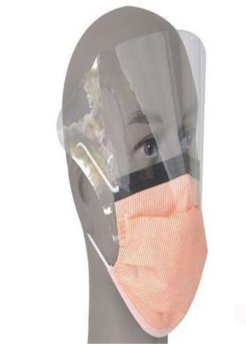 Antimist 3 Masker van het Vouw het Beschikbare Gezicht met Transparant Plastic Vizier Vloeibaar Afweermiddel