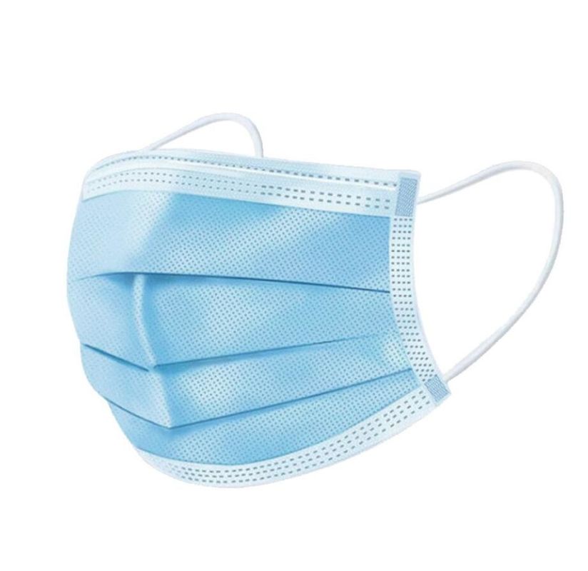 Niet Geweven Blauw Beschikbaar Gezichtsmasker 17.5*9.5cm Beschikbare Grootteoem/ODM